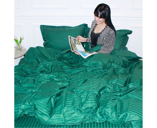 Постельное белье MirSon SatinStripe 30-0017Green 220х240 King Size (2200005254103), изображение 6 Постельное белье MirSon SatinStripe 30-0017Green 220х240 King Size (2200005254103), изображение 6