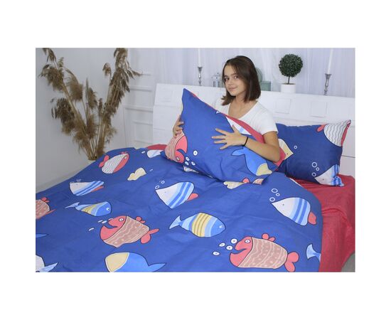 Постельное белье MirSon Бязь Ranforce Elite 17-0466 Fish are fabulous King Size (2200004705149), изображение 5 Постельное белье MirSon Бязь Ranforce Elite 17-0466 Fish are fabulous King Size (2200004705149), изображение 5