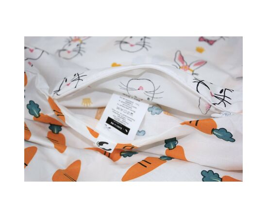 Постельное белье MirSon Бязь Ranforce Elite 17-0529 Bunnies white 110х140 (2200004659930), изображение 6 Постельное белье MirSon Бязь Ranforce Elite 17-0529 Bunnies white 110х140 (2200004659930), изображение 6