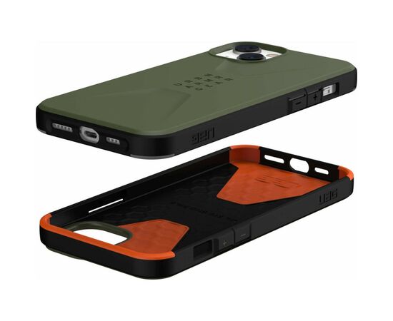 Чехол для моб. телефона Uag Apple iPhone 14 Plus Civilian, Olive (114041117272), изображение 10