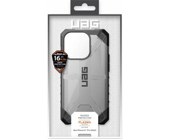 Чехол для моб. телефона Uag Apple iPhone 14 Pro Plasma, Ash (114066113131), изображение 12