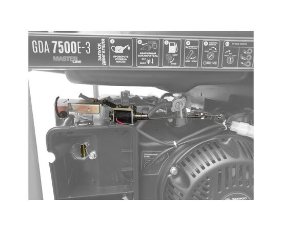 Генератор Daewoo GDA 7500E-3 6,5kW (GDA7500E-3), изображение 10 Генератор Daewoo GDA 7500E-3 6,5kW (GDA7500E-3), изображение 10