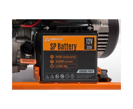Генератор Daewoo GDA 7500E-3 6,5kW (GDA7500E-3), изображение 5 Генератор Daewoo GDA 7500E-3 6,5kW (GDA7500E-3), изображение 5