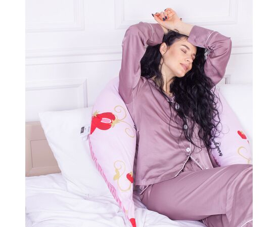 Подушка MirSon для беременных и кормления №8306 Print Line 17-0078 Kristina Бязь 30х170х20 см (2200006200314), изображение 6 Подушка MirSon для беременных и кормления №8306 Print Line 17-0078 Kristina Бязь 30х170х20 см (2200006200314), изображение 6