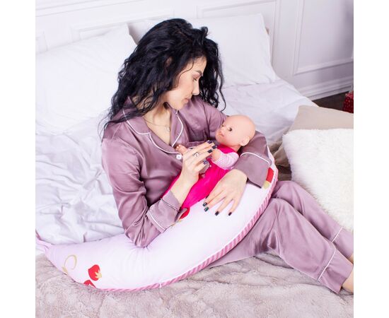 Подушка MirSon для беременных и кормления №8306 Print Line 17-0078 Kristina Бязь 30х170х20 см (2200006200314), изображение 7 Подушка MirSon для беременных и кормления №8306 Print Line 17-0078 Kristina Бязь 30х170х20 см (2200006200314), изображение 7