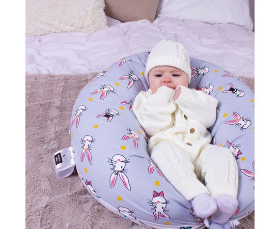 Подушка MirSon для беременных и кормления №8310 Print Line 17-0527 Bunnies Бязь 30х170х20 см (2200006200352), изображение 10 Подушка MirSon для беременных и кормления №8310 Print Line 17-0527 Bunnies Бязь 30х170х20 см (2200006200352), изображение 10