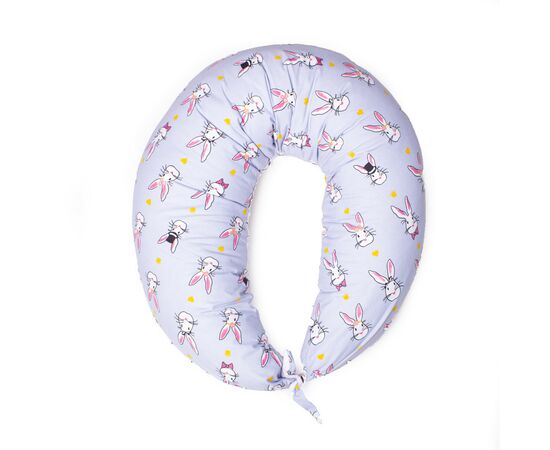 Подушка MirSon для беременных и кормления №8310 Print Line 17-0527 Bunnies Бязь 30х170х20 см (2200006200352), изображение 2 Подушка MirSon для беременных и кормления №8310 Print Line 17-0527 Bunnies Бязь 30х170х20 см (2200006200352), изображение 2