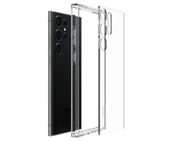 Чехол для моб. телефона Spigen Samsung Galaxy S23 Ultra Ultra Hybrid, Crystal Clear (ACS05617), изображение 11 Чехол для моб. телефона Spigen Samsung Galaxy S23 Ultra Ultra Hybrid, Crystal Clear (ACS05617), изображение 11