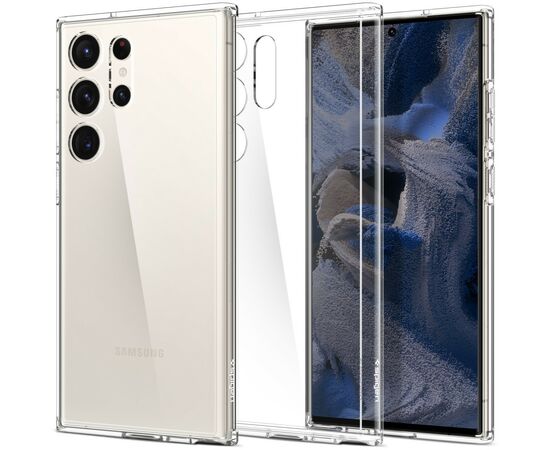 Чехол для моб. телефона Spigen Samsung Galaxy S23 Ultra Ultra Hybrid, Crystal Clear (ACS05617), изображение 6 Чехол для моб. телефона Spigen Samsung Galaxy S23 Ultra Ultra Hybrid, Crystal Clear (ACS05617), изображение 6