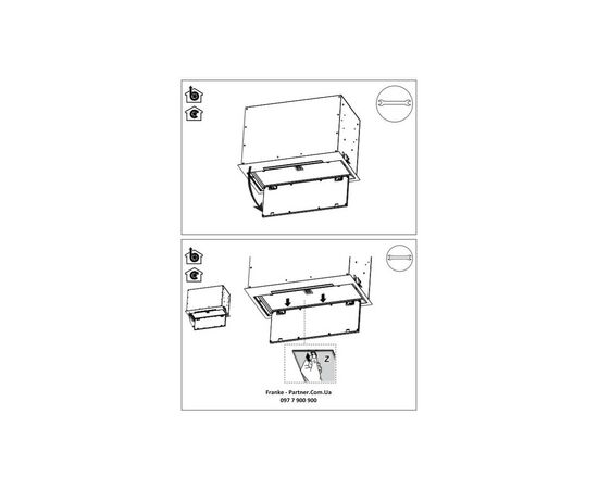 Вытяжка кухонная Franke Box Flush EVO FBFE BK MATT A70 (305.0665.365), изображение 10 Вытяжка кухонная Franke Box Flush EVO FBFE BK MATT A70 (305.0665.365), изображение 10