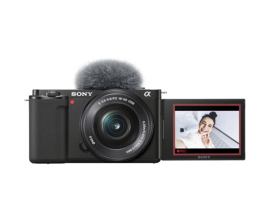 Цифровий фотоапарат Sony Alpha ZV-E10 kit 16-50mm Black (ZVE10LB.CEC), зображення 3 Цифровий фотоапарат Sony Alpha ZV-E10 kit 16-50mm Black (ZVE10LB.CEC), зображення 3