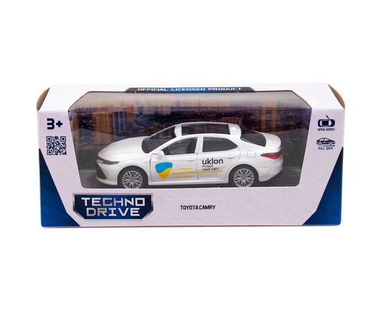 Машина Techno Drive Toyota Camry Uklon (белый) (250291), изображение 11 Машина Techno Drive Toyota Camry Uklon (белый) (250291), изображение 11