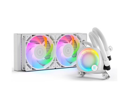 Система водяного охлаждения Ekwb EK-Nucleus AIO CR240 Lux D-RGB - White (3831109897843)