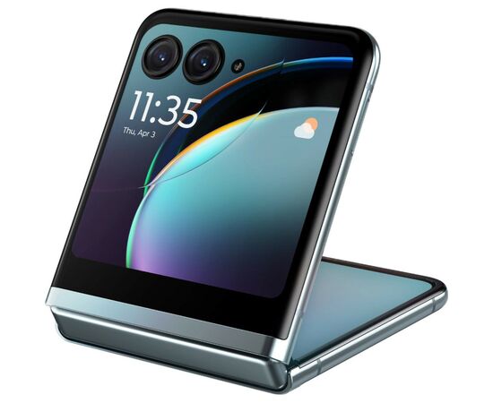 Мобильный телефон Motorola Razr 40 Ultra 8/256GB Glacier Blue (PAX40064RS), зображення 10 Мобильный телефон Motorola Razr 40 Ultra 8/256GB Glacier Blue (PAX40064RS), зображення 10