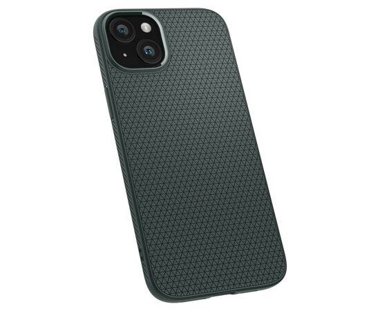 Чехол для мобильного телефона Spigen Apple iPhone 15 Plus Liquid Air Abyss Green (ACS06652), изображение 4 Чехол для мобильного телефона Spigen Apple iPhone 15 Plus Liquid Air Abyss Green (ACS06652), изображение 4