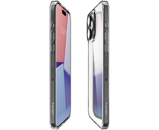 Чехол для мобильного телефона Spigen Apple iPhone 15 Pro Air Skin Hybrid Crystal Clear (ACS06697), изображение 6 Чехол для мобильного телефона Spigen Apple iPhone 15 Pro Air Skin Hybrid Crystal Clear (ACS06697), изображение 6