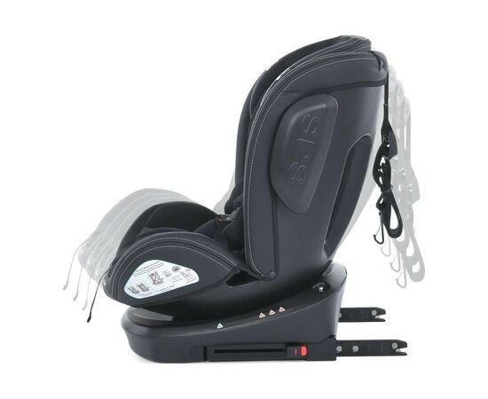 Автокресло El Camino ME 1045-1 Evolution 2 360 Isofix Royal black 0-36 кг (ME 1045-1 r.black), изображение 3 Автокресло El Camino ME 1045-1 Evolution 2 360 Isofix Royal black 0-36 кг (ME 1045-1 r.black), изображение 3