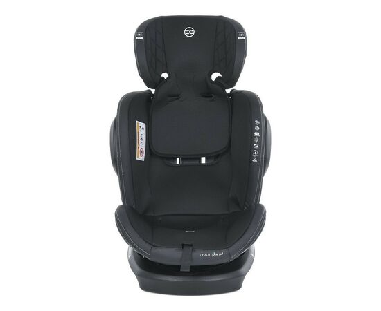 Автокресло El Camino ME 1045-1 Evolution 2 360 Isofix Royal black 0-36 кг (ME 1045-1 r.black), изображение 8 Автокресло El Camino ME 1045-1 Evolution 2 360 Isofix Royal black 0-36 кг (ME 1045-1 r.black), изображение 8