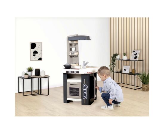 Игровой набор Smoby Интерактивная кухня Тефаль Студио Френч с аксессуарами Графитовая (311056), изображение 10 Игровой набор Smoby Интерактивная кухня Тефаль Студио Френч с аксессуарами Графитовая (311056), изображение 10