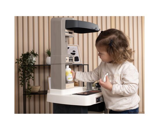 Игровой набор Smoby Интерактивная кухня Тефаль Студио Френч с аксессуарами Графитовая (311056), изображение 9 Игровой набор Smoby Интерактивная кухня Тефаль Студио Френч с аксессуарами Графитовая (311056), изображение 9