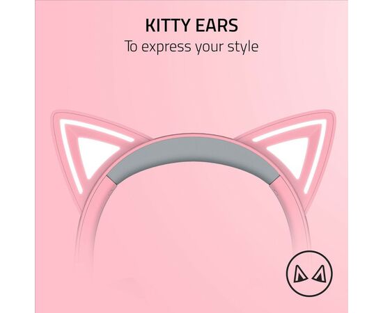 Наушники Razer Kraken Kitty V2 Quartz (RZ04-04730200-R3M1), изображение 11 Наушники Razer Kraken Kitty V2 Quartz (RZ04-04730200-R3M1), изображение 11