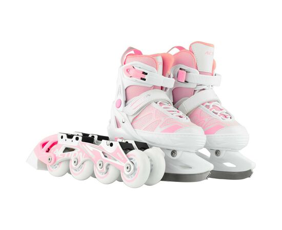 Роликові ковзани Action 2 в 1 Riply Рожеві 33-36 (153B5/2IN1PINK33-36), зображення 2 Роликові ковзани Action 2 в 1 Riply Рожеві 33-36 (153B5/2IN1PINK33-36), зображення 2