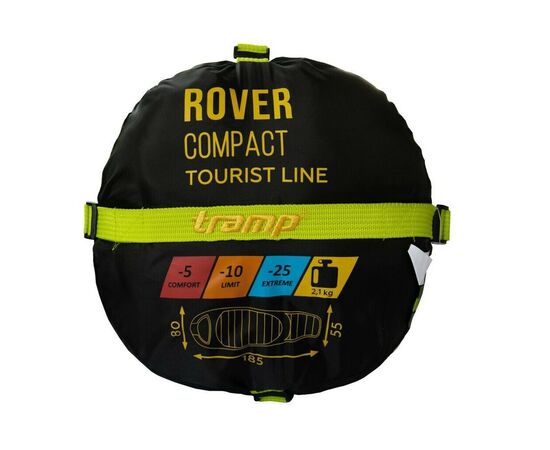 Спальный мешок Tramp Rover Compact Olive/Grey R (UTRS-050C-R), изображение 11 Спальный мешок Tramp Rover Compact Olive/Grey R (UTRS-050C-R), изображение 11
