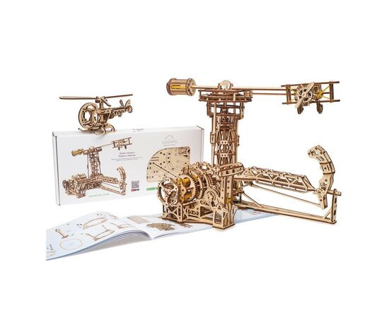 Конструктор Ugears механический Авиатор (70053), изображение 12 Конструктор Ugears механический Авиатор (70053), изображение 12