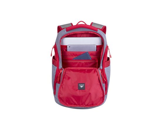 Рюкзак для ноутбука RivaCase 15.6" 5225 Grey/red (5225Grey/red), изображение 8 Рюкзак для ноутбука RivaCase 15.6" 5225 Grey/red (5225Grey/red), изображение 8
