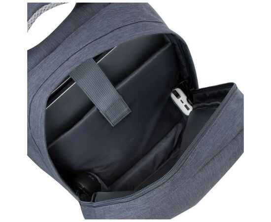 Рюкзак для ноутбука RivaCase 15.6" 7562 dark grey anti-theft (7562DarkGrey), изображение 8 Рюкзак для ноутбука RivaCase 15.6" 7562 dark grey anti-theft (7562DarkGrey), изображение 8