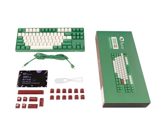 Клавіатура Akko 3087 Matcha Red Bean Cherry MX Red Green (A3087_MA_CR), зображення 10 Клавіатура Akko 3087 Matcha Red Bean Cherry MX Red Green (A3087_MA_CR), зображення 10