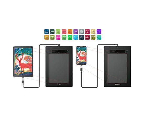 Графический планшет XP-Pen Star G960S Plus Black, изображение 10 Графический планшет XP-Pen Star G960S Plus Black, изображение 10