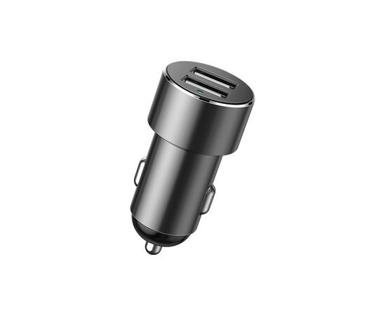 Зарядний пристрій Baseus High Efficiency One to Two Cigarette Lighte Black (CRDYQ-01), зображення 2 Зарядний пристрій Baseus High Efficiency One to Two Cigarette Lighte Black (CRDYQ-01), зображення 2