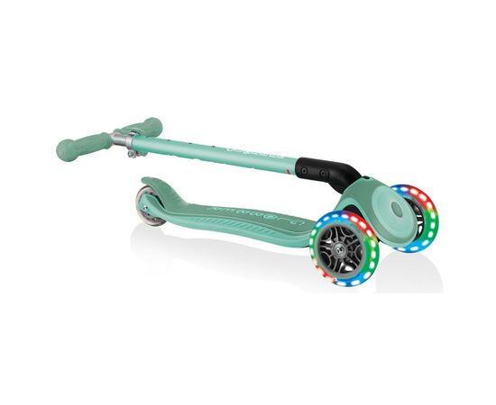 Самокат Globber Primo Foldable Plus Lights м'ятний (439-206), зображення 11 Самокат Globber Primo Foldable Plus Lights м'ятний (439-206), зображення 11