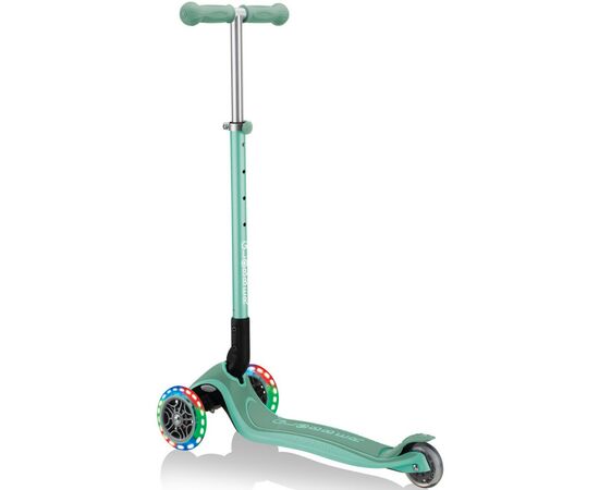 Самокат Globber Primo Foldable Plus Lights м'ятний (439-206), зображення 2 Самокат Globber Primo Foldable Plus Lights м'ятний (439-206), зображення 2