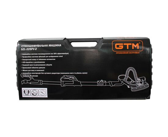 Шлифовальная машина GTM для стен SZL-225FV-2 (жираф) 225мм, 750Вт, 900-1800 об/мин (SZL-225FV-2), изображение 12 Шлифовальная машина GTM для стен SZL-225FV-2 (жираф) 225мм, 750Вт, 900-1800 об/мин (SZL-225FV-2), изображение 12