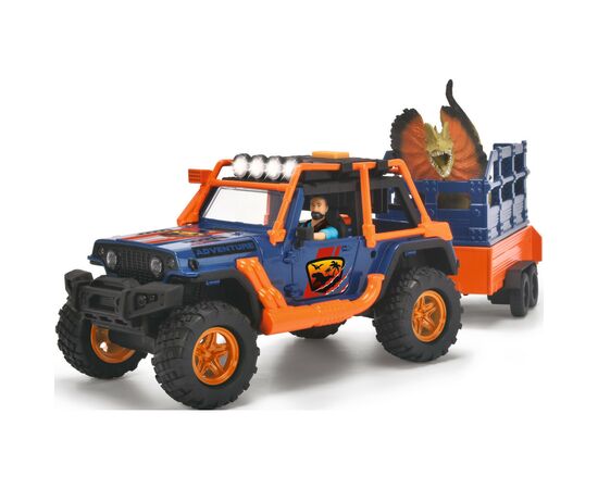 Игровой набор Dickie Toys Надзиратель динозавров с джипом 40 см, 2 динозаврами и фигуркой (3837024), изображение 2