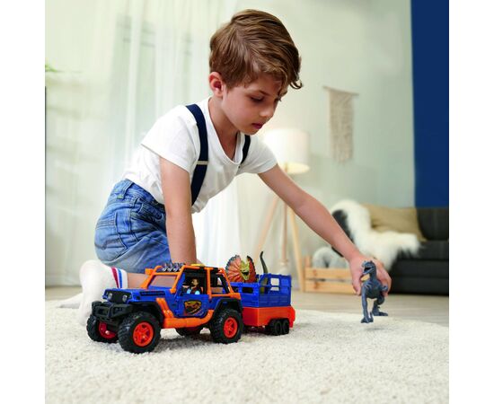 Игровой набор Dickie Toys Надзиратель динозавров с джипом 40 см, 2 динозаврами и фигуркой (3837024), изображение 5