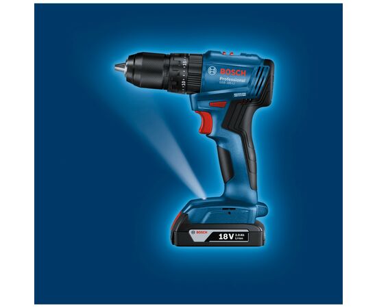 Шуруповерт Bosch GSB 185-LI, 2х2.0 Ah, ЗУ GAL 18V-20, кейс (0.601.9K3.100), изображение 6 Шуруповерт Bosch GSB 185-LI, 2х2.0 Ah, ЗУ GAL 18V-20, кейс (0.601.9K3.100), изображение 6