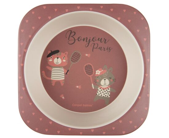 Набор детской посуды Canpol babies BONJOUR PARIS посуды 5 эл. красный (9/227_red), изображение 4 Набор детской посуды Canpol babies BONJOUR PARIS посуды 5 эл. красный (9/227_red), изображение 4
