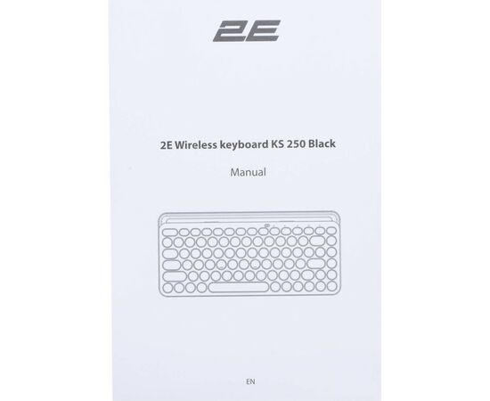 Клавиатура 2E KS250 Wireless/Bluetooth Black (2E-KS250WBK), изображение 10 Клавиатура 2E KS250 Wireless/Bluetooth Black (2E-KS250WBK), изображение 10