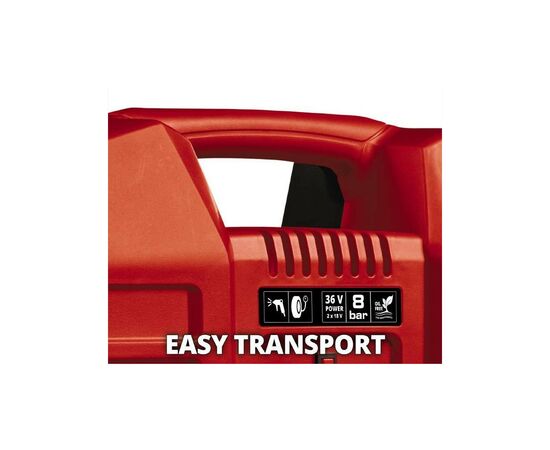 Автомобильный компрессор Einhell TE-AC 36/8 Li OF Set-Solo PXC (без АКБ и ЗУ) (4020440), изображение 4