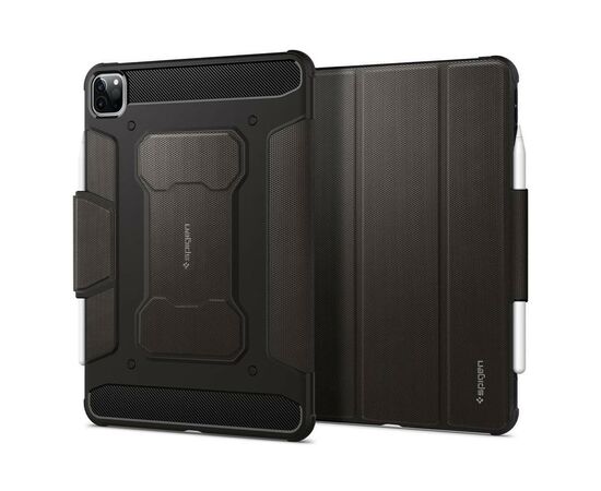 Чохол до планшета Spigen Apple iPad Pro 11"(2022/2021/2020/2018) Rugged Armor Pro, Gunmetal (ACS01025), зображення 12 Чохол до планшета Spigen Apple iPad Pro 11"(2022/2021/2020/2018) Rugged Armor Pro, Gunmetal (ACS01025), зображення 12