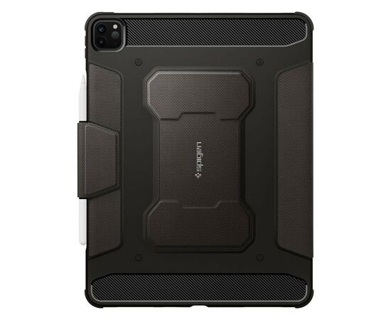 Чохол до планшета Spigen Apple iPad Pro 11"(2022/2021/2020/2018) Rugged Armor Pro, Gunmetal (ACS01025), зображення 2 Чохол до планшета Spigen Apple iPad Pro 11"(2022/2021/2020/2018) Rugged Armor Pro, Gunmetal (ACS01025), зображення 2