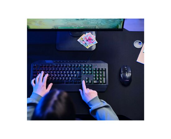Мишка Trust GXT 110 Felox RGB Wireless Black (25037), зображення 6 Мишка Trust GXT 110 Felox RGB Wireless Black (25037), зображення 6