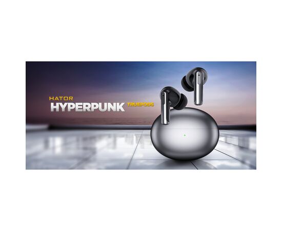 Наушники Hator Hyреrpunk Truepods Black (HTA-430), изображение 8 Наушники Hator Hyреrpunk Truepods Black (HTA-430), изображение 8