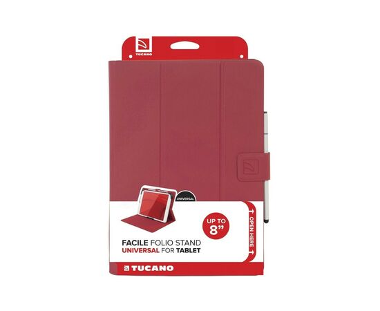 Чехол для планшета Tucano Facile Plus Universal 7-8" red (TAB-FAP8-R), зображення 7 Чехол для планшета Tucano Facile Plus Universal 7-8" red (TAB-FAP8-R), зображення 7