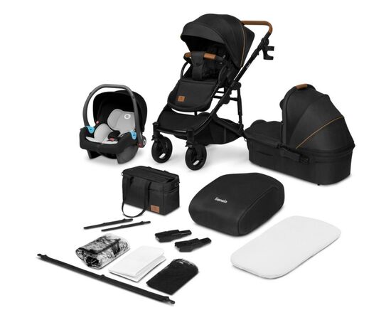 Коляска Lionelo 3 в 1 Mari Tour Black Onyx (LO-MARI TOUR 3IN1 BLACK ONYX), изображение 12 Коляска Lionelo 3 в 1 Mari Tour Black Onyx (LO-MARI TOUR 3IN1 BLACK ONYX), изображение 12