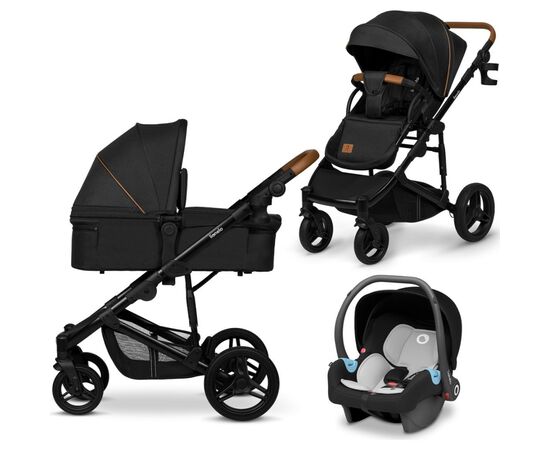 Коляска Lionelo 3 в 1 Mari Tour Black Onyx (LO-MARI TOUR 3IN1 BLACK ONYX)