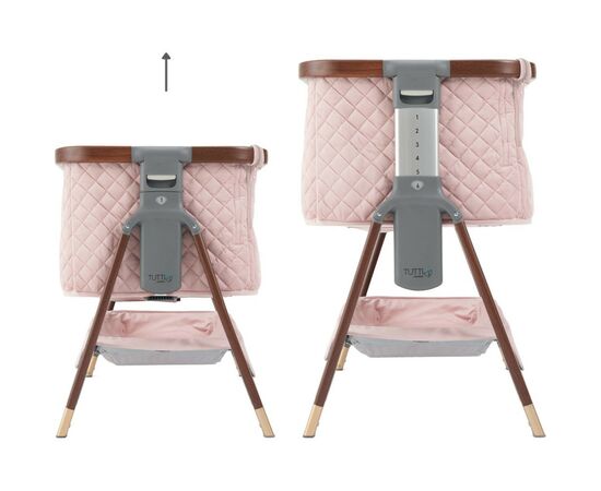 Кроватка Tutti Bambini CoZee Luxe pink (211208/6591), изображение 4 Кроватка Tutti Bambini CoZee Luxe pink (211208/6591), изображение 4